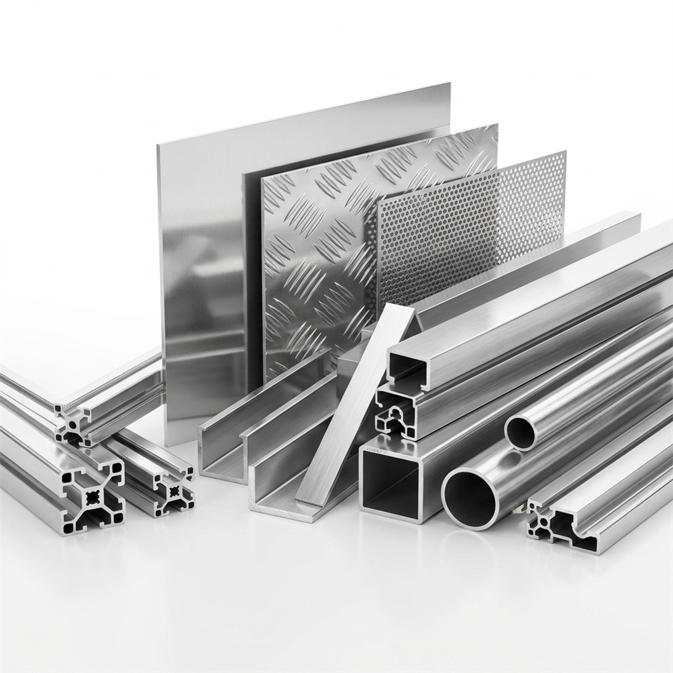 Högpresterande-6061 aluminiumlegering strukturell extruderingsprofil